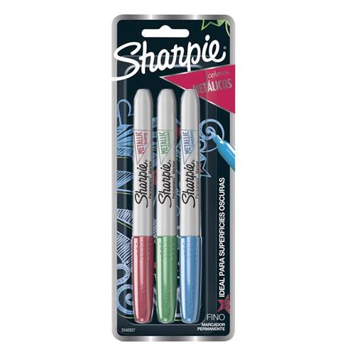 SHARPIE Blister X 3 Metalicos Blister X 3 Metalicos