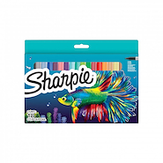 SHARPIE Marcador X 18 Finos Blister X 12 Surtidos