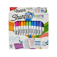 SHARPIE Resaltador Blister X 12 S.Note: Trazo Fino y Grueso