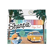 SHARPIE Vintage 18 Punta Fina +5 Stickers Vintage