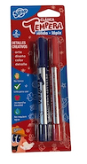 SIFAP Tempera Solida Lapiz Sifap X 2 clasico azul y rojo