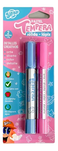 SIFAP Tempera solida lapiz sifap X 2 Pastel