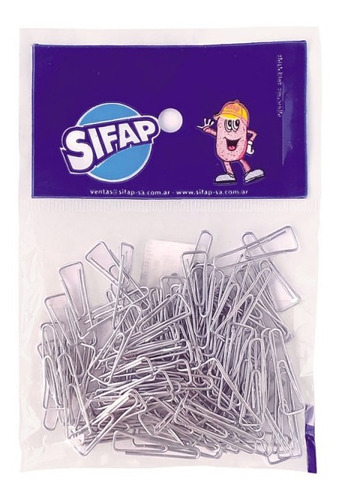 SIFAP Clips N°3 Metalico Triangular Organizadores