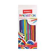 SIMBALL MICRO Lapices Innovation X 12 Largos Borrables Escritura Escolar