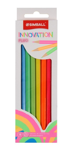 SIMBALL MICRO Lapices Innovation X 8 Fluo Escritura Escolar