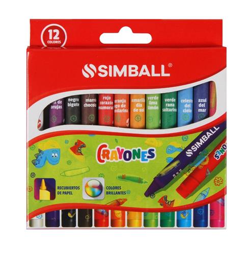 SIMBALL MICRO Crayones X 12 Escritura Escolar