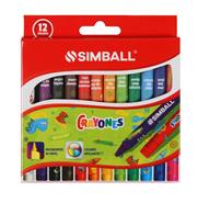 SIMBALL MICRO Crayones X 12 Escritura Escolar