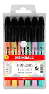 SIMBALL MICRO Resaltador x 6 Pastel Escritura