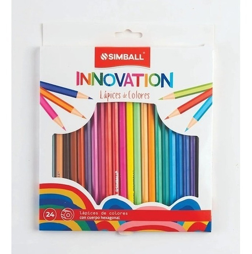 SIMBALL MICRO Lapices Innovation X 24 Largos Escritura Escolar