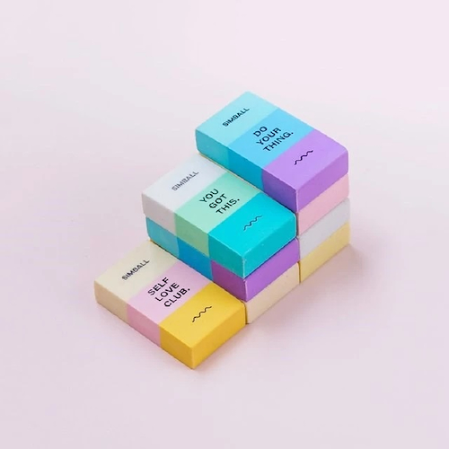 SIMBALL MICRO Goma Rainbow Reglas/Gomas/Sacapuntas