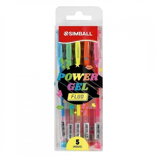 SIMBALL MICRO Gel Pack X 5 Fluo Escritura