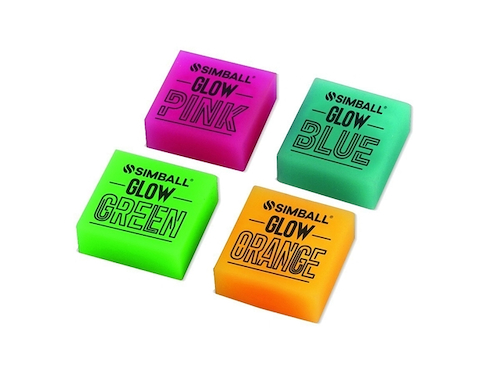 SIMBALL MICRO Goma Glow Reglas/Gomas/Sacapuntas