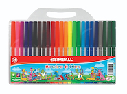 SIMBALL MICRO Marcadores X 24 Escritura Escolar
