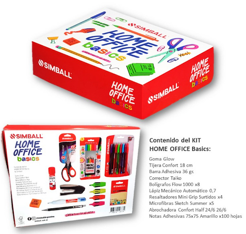 SIMBALL MICRO Kit Home Office 23 pcs + abrochadora