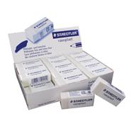 STAEDTLER Goma Blanca Reglas/Gomas/Sacapuntas