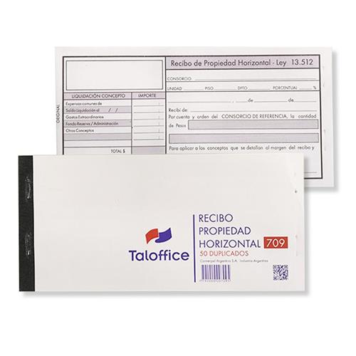 TAL-OFFICE Talonario De Propiedad Horizontal Varios Oficina