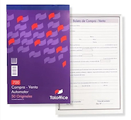 TAL-OFFICE Talonario De Compra - Venta Automotor Varios Oficina