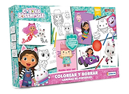 TAPIMOVIL Colorear y borrar Gabby´s dollhouse 8 Laminas especiales