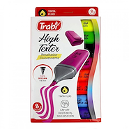 TRABI High Texter Resaltador Neon X8 Escritura
