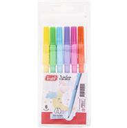 TRABI Marcador Pastel x 6 Junior Escritura Artistica