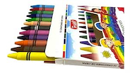 TRABI Crayones de CeraX 12 Escritura Escolar