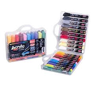 TRABI Acrylic Pop X 20 Valija Marcadores de Pintura Acrilica