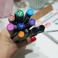 TRABI Microfibra Drawing PEN  x 10 Microfibras Graduadas