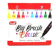 TRABI Marcadores Big Brush X 10 Classic Escritura