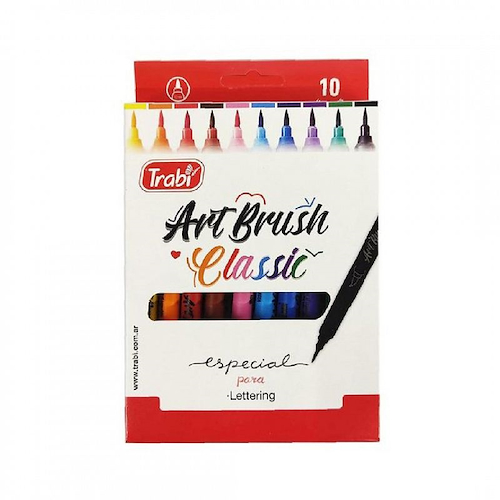 TRABI Marcador Art Brush x 10 Classic Escritura