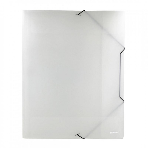TRAMA Carpeta 3 Solap A3 cristal c/elastico c/elastico