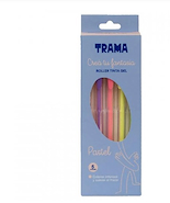 TRAMA Roller Tinta Gel Pastel x 5 mini resaltador fluo- punta biselada