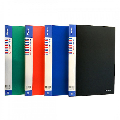 TRAMA Carpeta Con Folios Oficio X 20 Carpeta