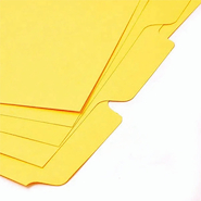 UTIL OF Separadores De Cartulina Tamaño Oficio Separadores Amarillo