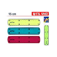 UTIL UNO Regla flex 15 Cm Regla 15 cm