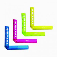 UTIL UNO Regla Flex Extensible Reglas/Gomas/Sacapuntas