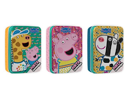 VERTICE Lata Pinta Conmigo Peppa pig 1 Libro p/Pintar  +  4 Crayones  +  Super Stickers