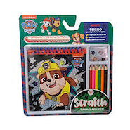 VERTICE Blister scratch 1 libro para pintar +6 lapices + palillo magico + stickers
