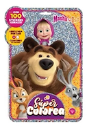 VERTICE Set Super Colorea 1 Libro p/Pintar + 6 Crayones + 100 Stickers