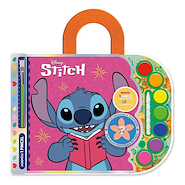 VERTICE Blister Acuarelas 1 libro para pintar + 7 acuarelas con pincel + Lapiz de cera