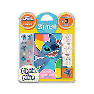 VERTICE Blister Sellos 1 libro para pintar + 3 sellos de madera + 1 tintero