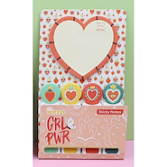WERO sticky note GRL PWR notas adhesivas + banderitas x 25 hojas
