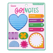 WERO Notas Cool Planner notas adhesivas 10 block x 25hjs