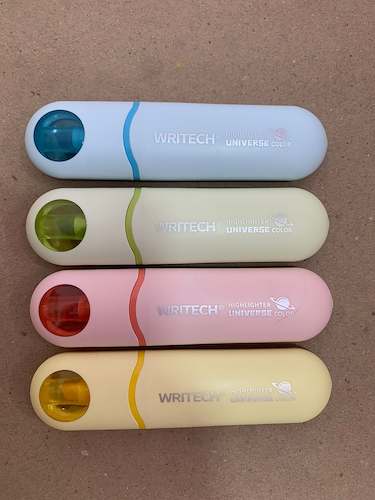 WRITECH Resaltador Astronauta pastel Resaltador