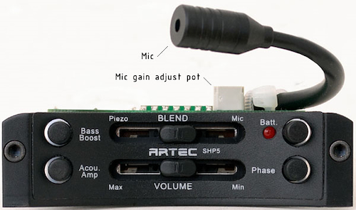 ARTEC SHP-5  de boca c/2mics Micrófono Acústica de Boca