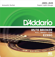 DADDARIO EZ890   09-45 Encordado Acústica 009