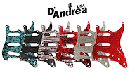 DANDREA COLORES varios Pickguard Strato 3s