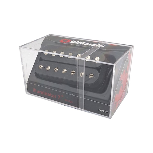 DIMARZIO DP757 BK - ILLUMINATOR 7 bridge Micrófono Doble Bobina 7 Cdas.