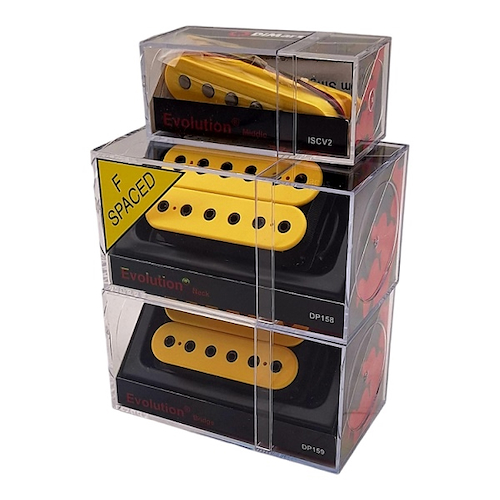 DIMARZIO SET40  STEVE VAI x DP158F+ISCV2+159F  EVOLUTION  yellow