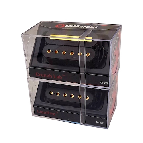 DIMARZIO SET17  JOHN PETRUCCI x DP227+228  BK/GD