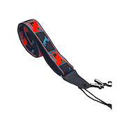 FENDER SPA MONOGRAMADA NEON Correa  Blue and Orange